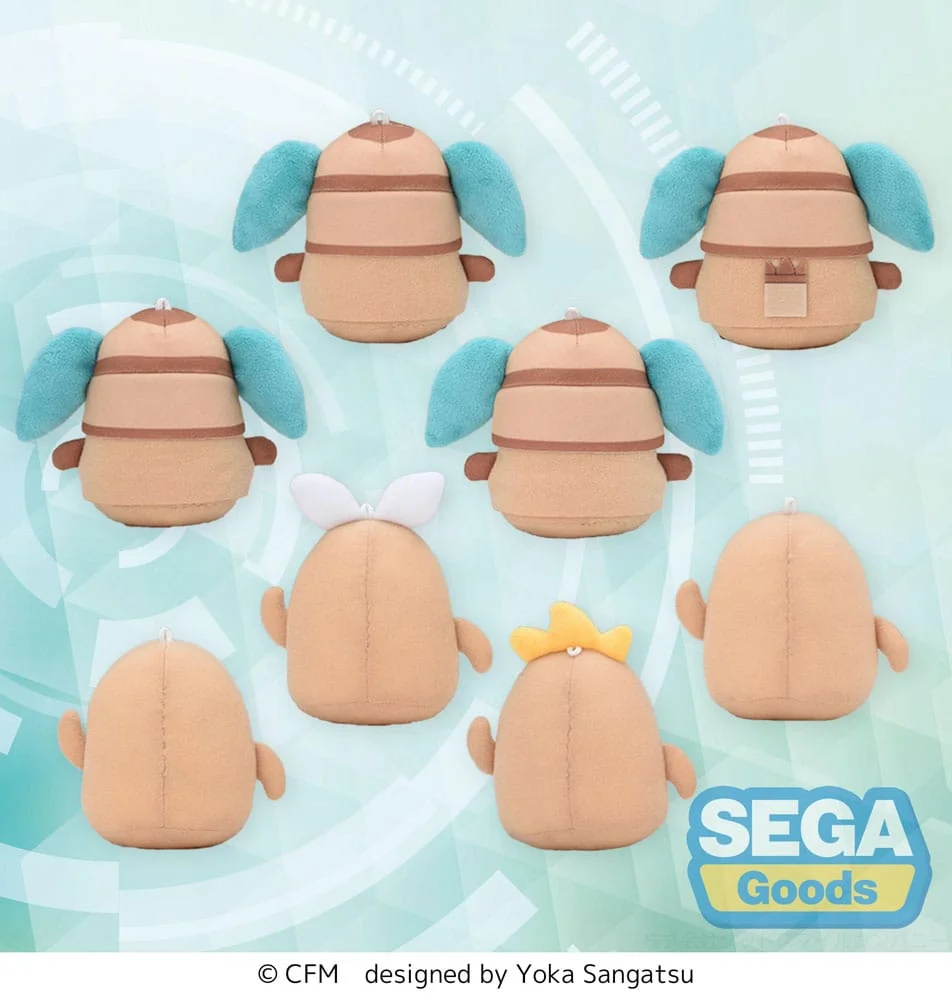 Piapro Characters Hatsune Miku Series fuwa petit Plush Keychains Haniwa 10 cm Blind Box Assortment (8)